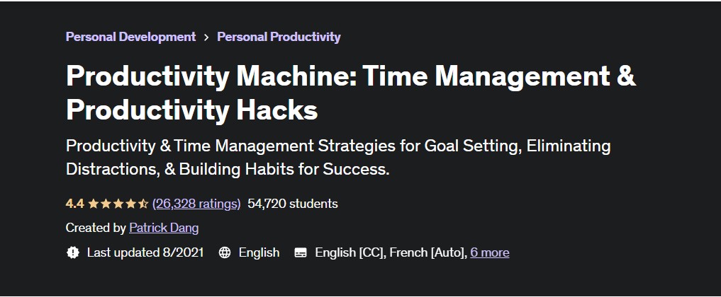 Webinar: Productivity Machine: Time Management & Productivity Hacks Logo